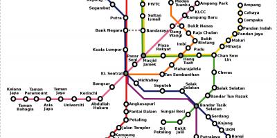 Malaysia metro ramani