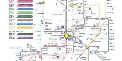 Kuala lumpur transit reli ramani