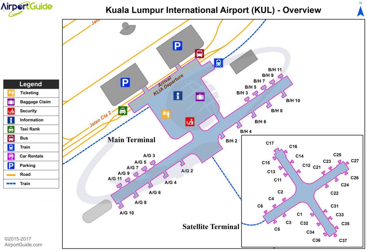 kuala lumpur international airport terminal ramani